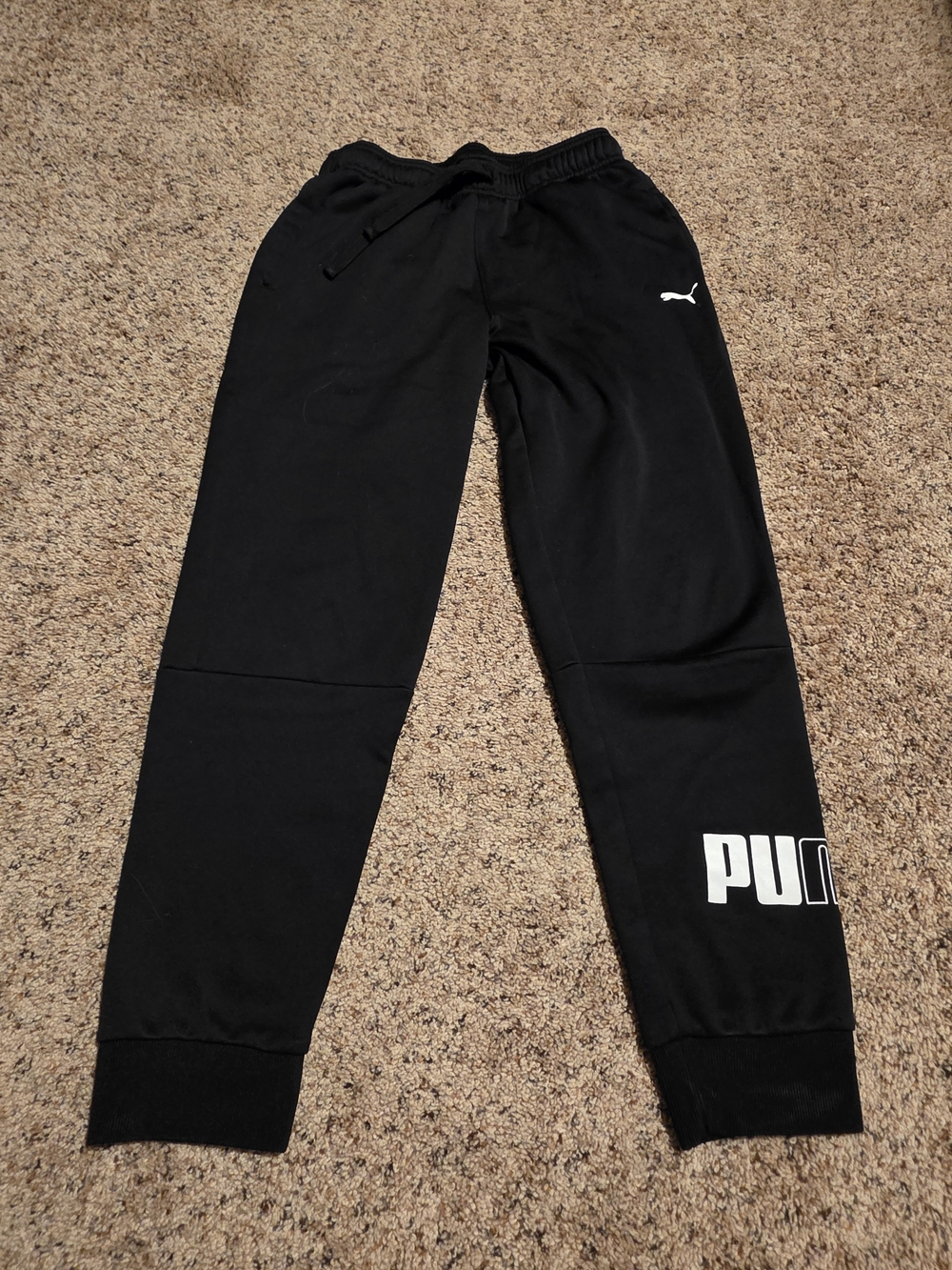 Puma Black Logo XL Jogger Sweatpants